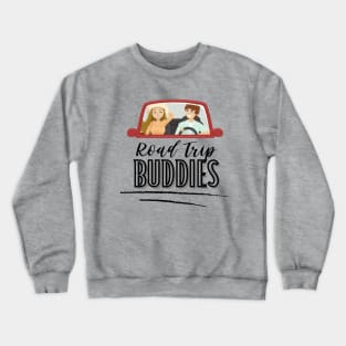 Road Trip Buddies - Couple (black) Crewneck Sweatshirt